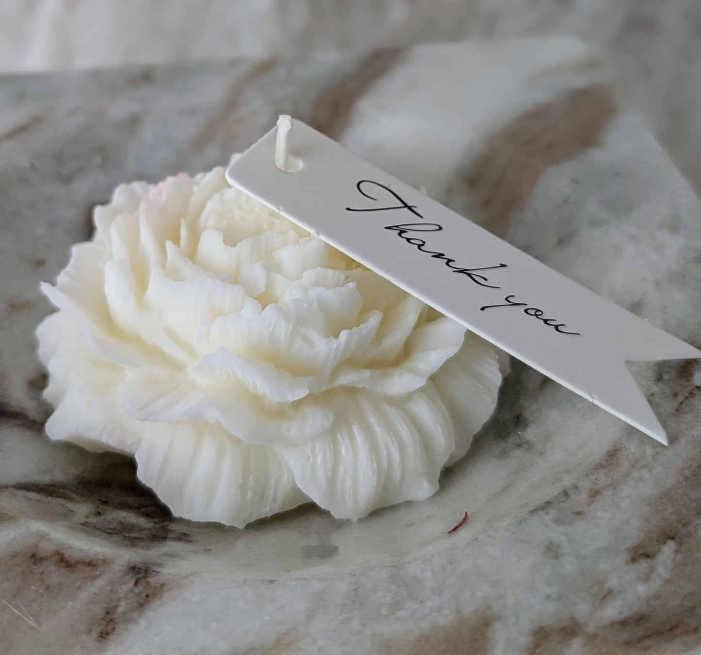 Peony Soy Wax Candle Gift Box