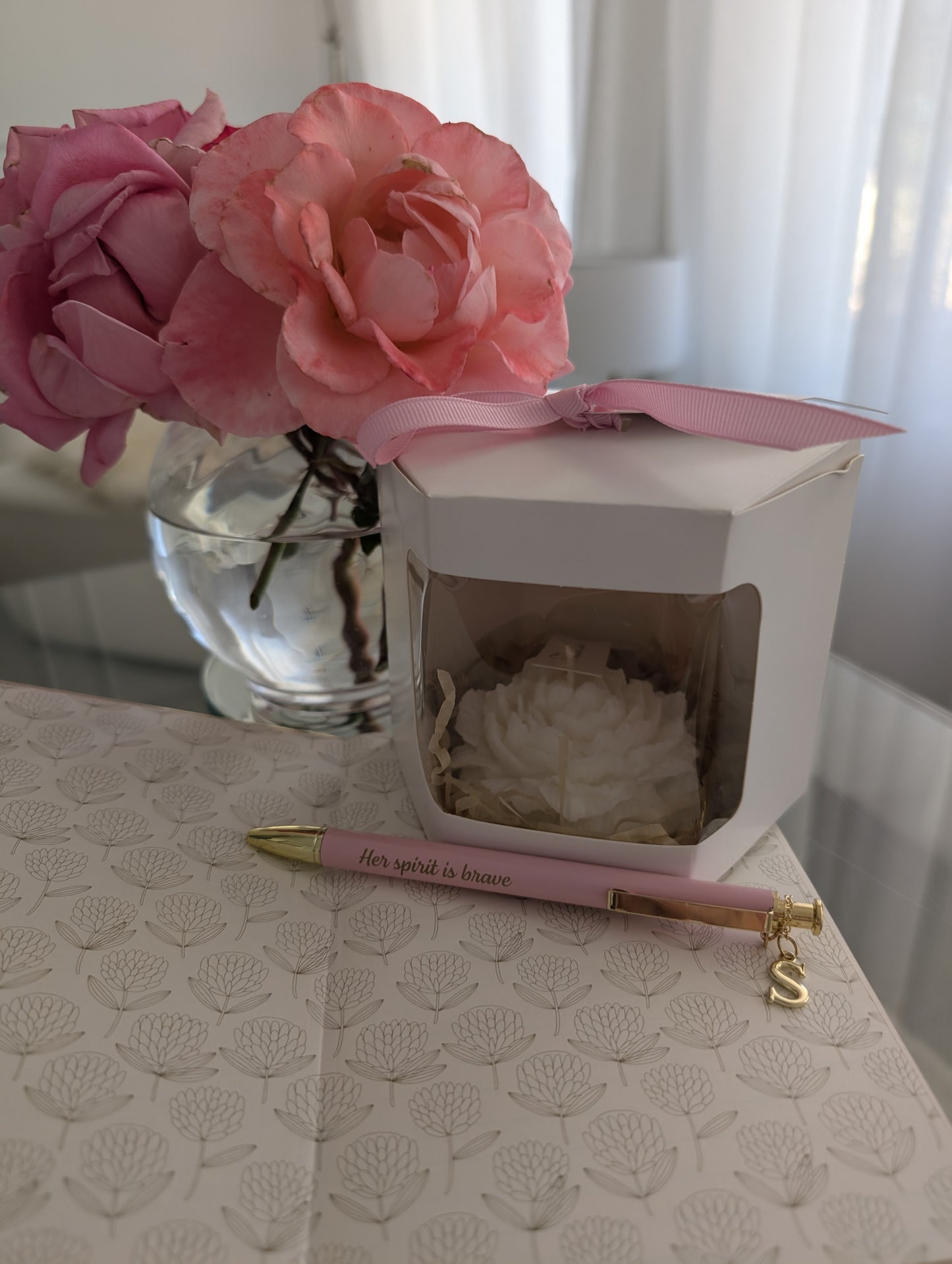 Peony Candle Gift Box - Peony