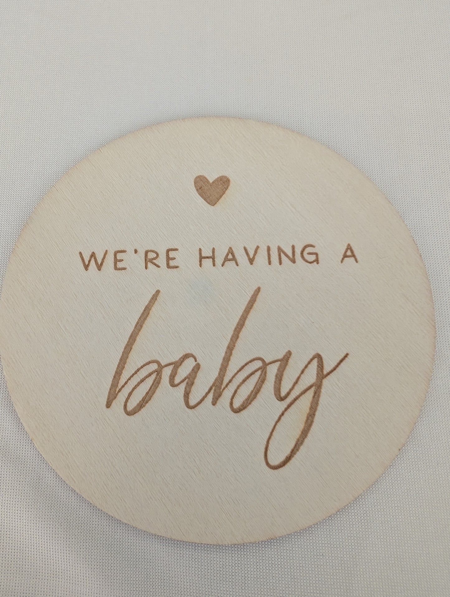 Baby Wooden Milestone Discs