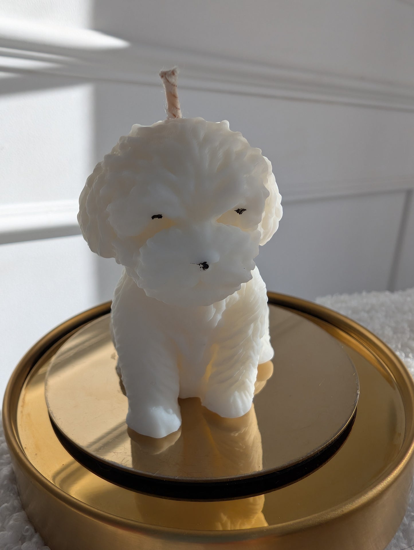 Fluffy Doggy - Pillar Candle