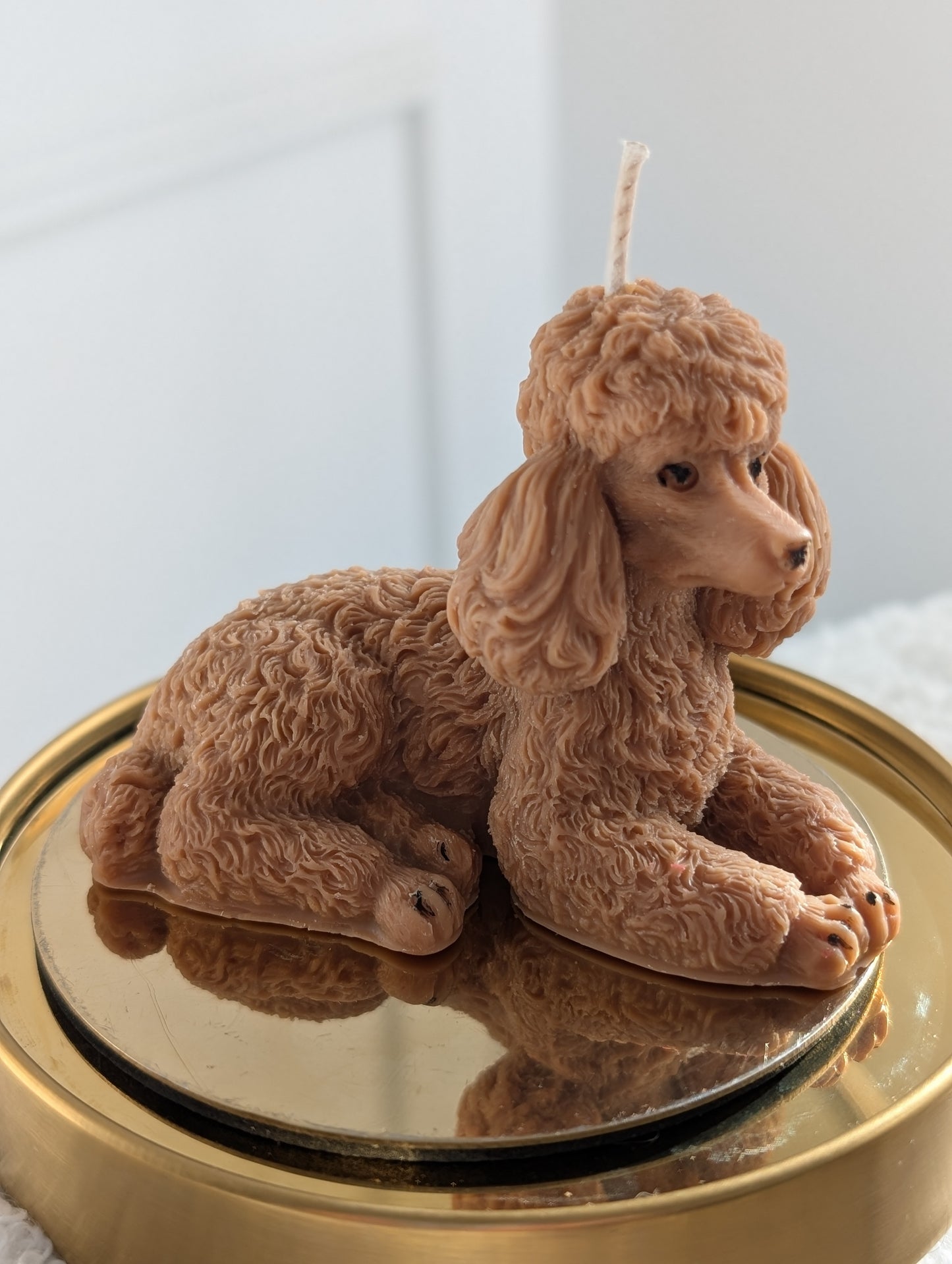 Poodle Dog - Pillar Candle