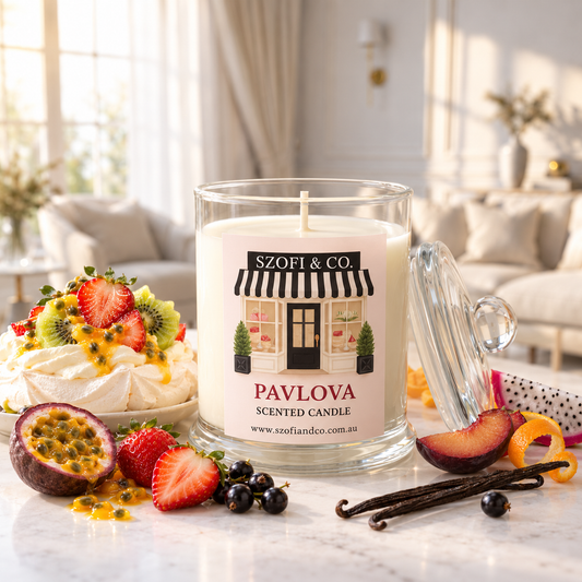 Pavlova Soy Wax Candle | Handmade in Perth