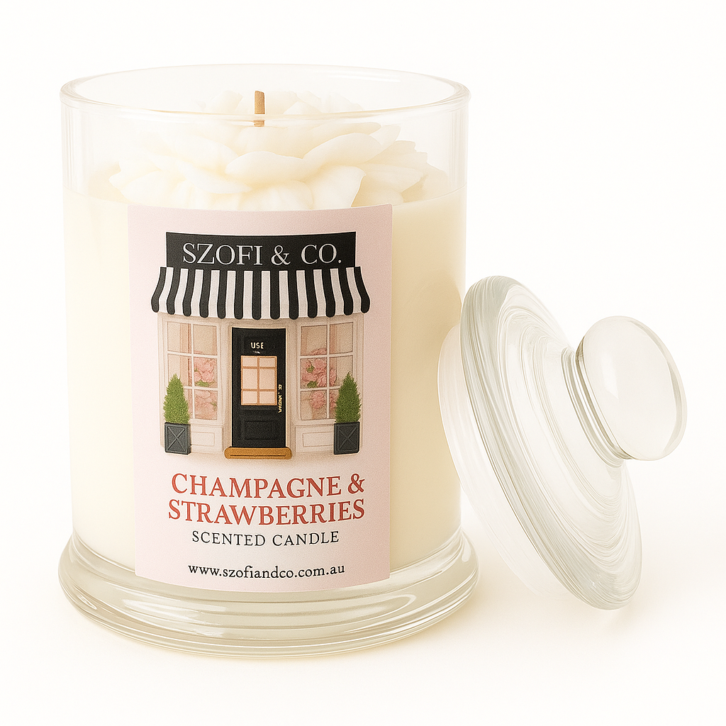 Champagne & Strawberries - Candle