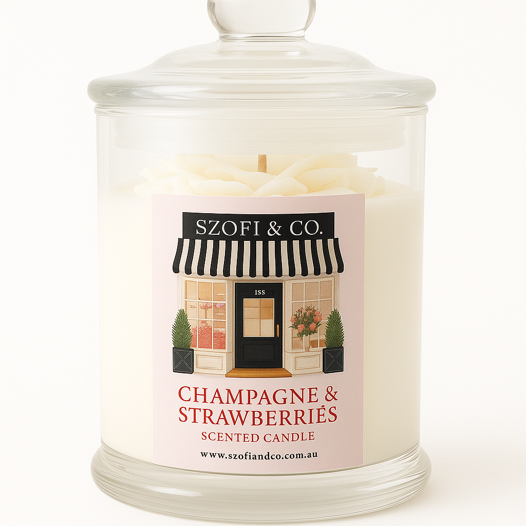 Champagne & Strawberries - Candle