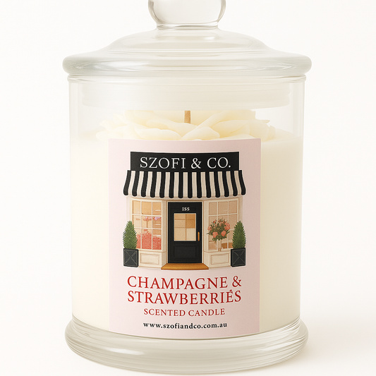 Champagne & Strawberries - Candle