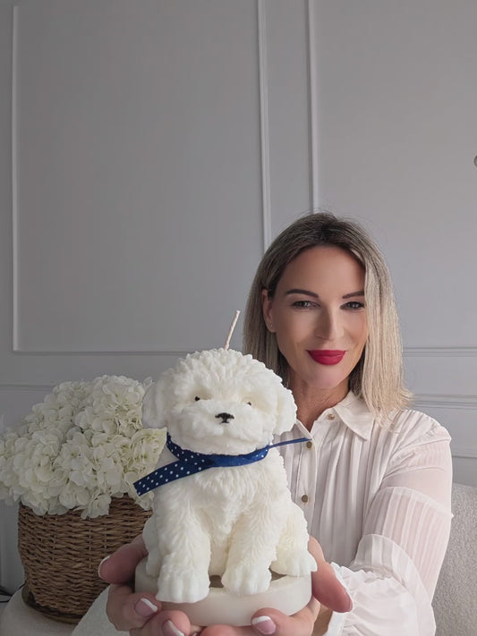 Large Dog - Pillar Candle